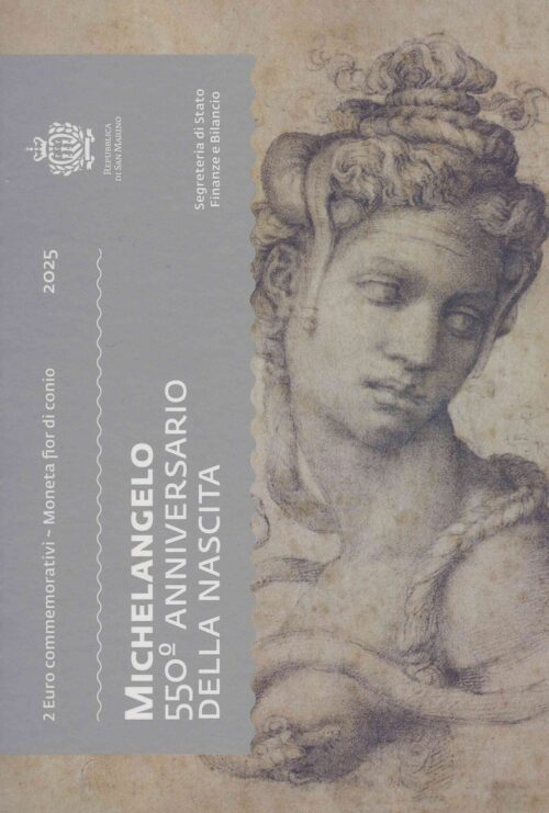 Euromunten / San Marino / 2025 / 2 Euro / Blister / Geboorte Van Michelangelo