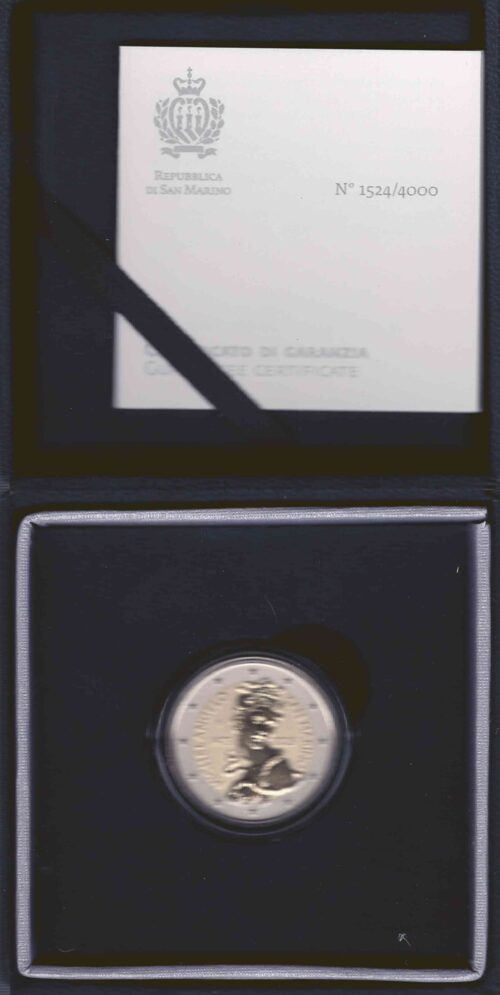 Euromunten / San Marino / 2025 / 2 Euro / Reverse Proof / Geboorte Van Michelangelo - Afbeelding 2