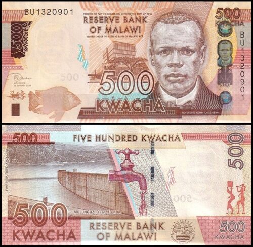 bankbiljetten / 066c / Malawi / 500 Kwacha / 2020 / Unc