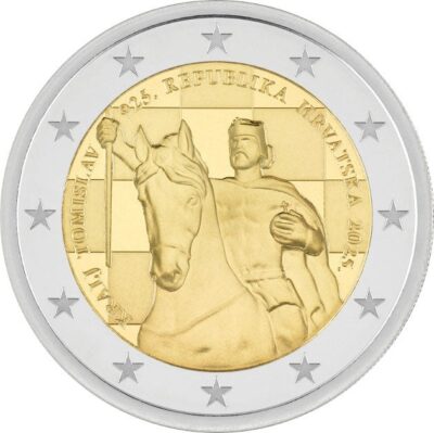 Euromunten / Kroatie / 2025 / 2 Euro / Unc / 1100 Jaar Koninkrijk Tomislav