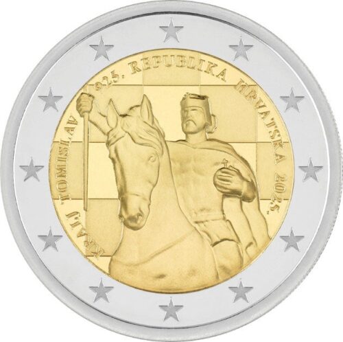 Euromunten / Kroatie / 2025 / 2 Euro / Unc / 1100 Jaar Koninkrijk / Aankondiging