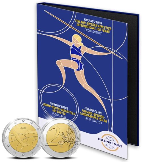 Euromunten / Finland / 2025 / 2 Euro / Proof / 100 Jaar Atletiek