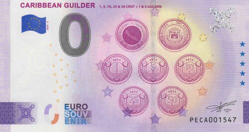 0 Euro Biljet / Netherlands / Caribbean Guilder - Munten