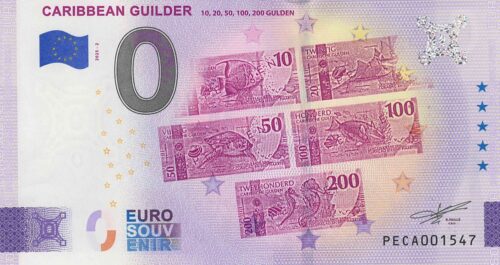 0 Euro Biljet / Netherlands / Caribbean Guilder - Bankbiljetten