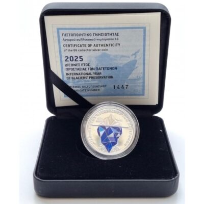 Euromunten / Griekenland / 2025 / 6 Euro / Proof / Jaar Van Het Behoud Van Gletsjers