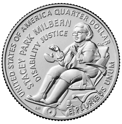 Worldcoins / Km New / USA / Verenigde Staten / 2025 P / 25 Cent / Unc / Stacey Park Milbern