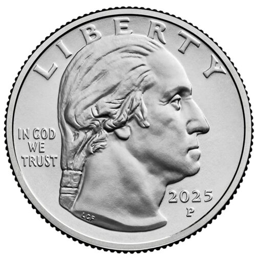 Worldcoins / Km New / USA / Verenigde Staten / 2025 P / 25 Cent / Unc / Stacey Park Milbern - Afbeelding 2