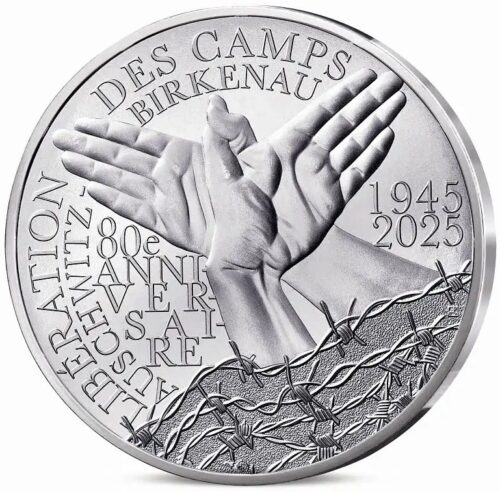 Euromunten / Frankrijk / 2025 / 10 Euro / Unc Blister / 80 Jaar Bevrijding Kamp Auschwitz-Birkenau - Afbeelding 3