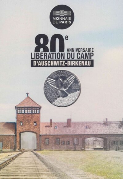 Euromunten / Frankrijk / 2025 / 10 Euro / Unc Blister / 80 Jaar Bevrijding Kamp Auschwitz-Birkenau