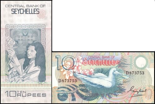 bankbiljetten / 028a / Seychelles / Seychellen / 10 Rupees / ND / Unc