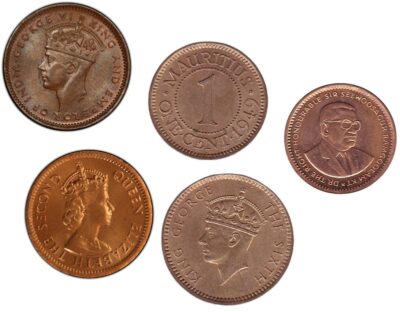 Worldcoins Mauritius 1 Cent
