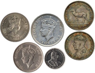 Worldcoins Mauritius ½ Rupee