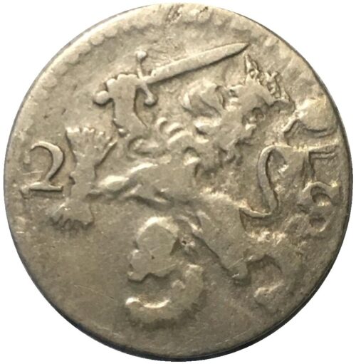 Nederland / Gelria / 1709 / 2 Stuivers / Fr+ - Afbeelding 2