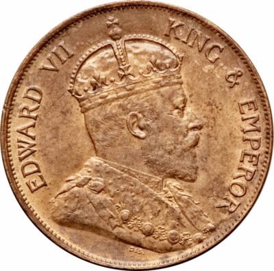 Worldcoins / Km 011 / Hong Kong / 1 Cent / 1904 / Fr+