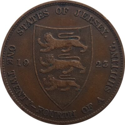 Worldcoins / Km 011 / Jersey / 1/12 Shilling / 1923 / Pr