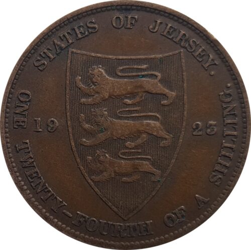 Worldcoins / Km 011 / Jersey / 1/12 Shilling / 1923 / Pr