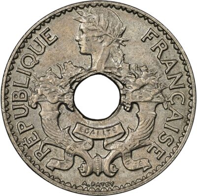 Worldcoins / Km 018 / French Indochine / Frans Indochina / 5 Cent / 1937 / Zf