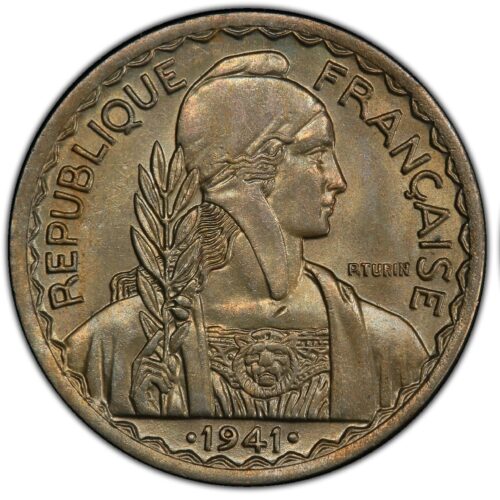 Worldcoins / Km 023a / French Indochine / Frans Indochina / 20 Cent / 1941 / Zf