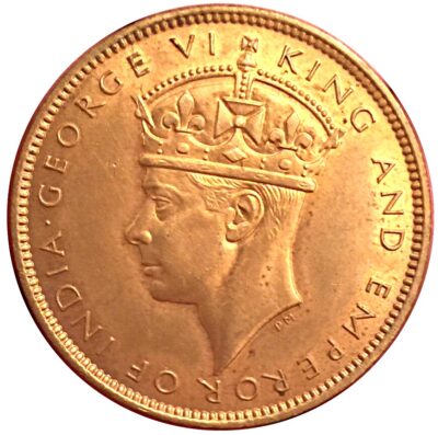 Worldcoins / Km 032 / Jamaica / 1938 / 1 Penny / Zf