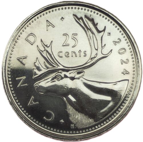 Worldcoins / Km 1337 / Canada / 25 Cents / 2024 / Unc