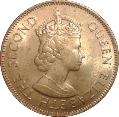Worldcoins / Km 037 / Jamaica / 1959 / 1 Penny / Zf