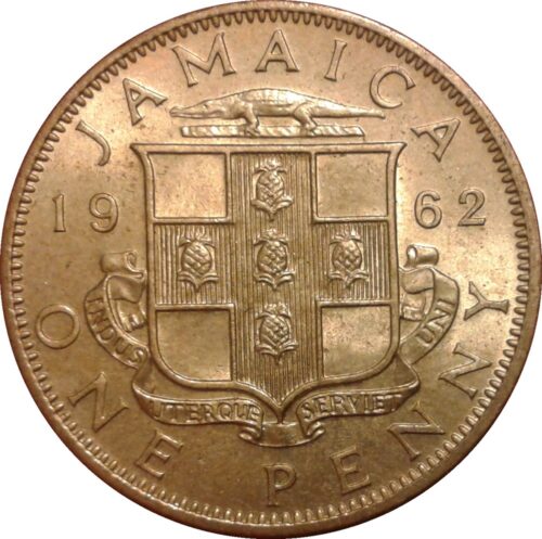 Worldcoins / Km 037 / Jamaica / 1959 / 1 Penny / Zf - Afbeelding 2