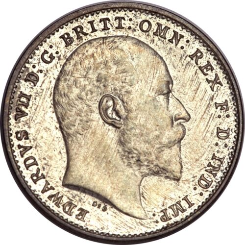 Worldcoins / Km 0797.2 / Great Britain / 3 Pence / 1908 / Zf / Zilver 0.925 - Afbeelding 2
