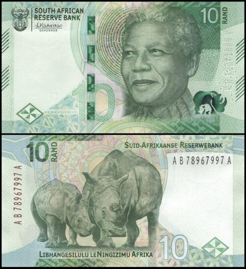 bankbiljetten / 148 / South Africa / Zuid Afika / 10 Rand / Nd(2023) / Unc