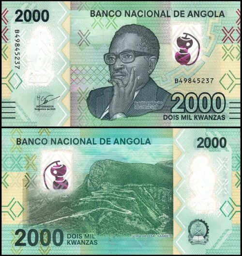 bankbiljetten / 163W / Angola / 2000 Kwanzas / 2023 / Unc