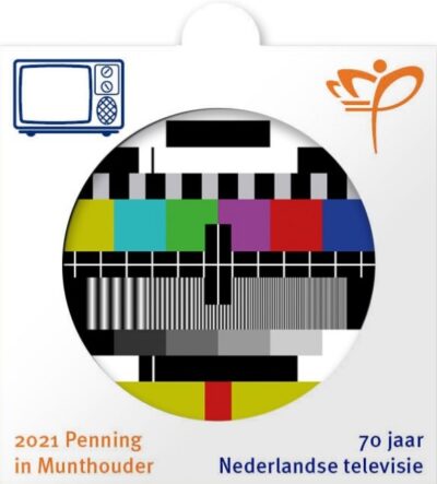 Penningen / Nederland / 2021 / 70 Jaar Nederlande Televisie / Munthouder