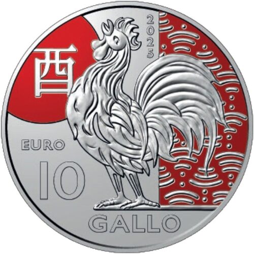 Euromunten / San Marino / 2025 / 10 Euro / Unc / Jaar Van De Haan