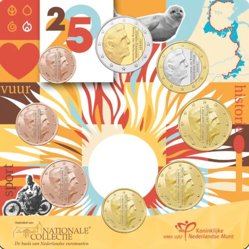Euromunten / Nederland / 2025 / Unc / Nationale Collectie Vuur / Blister