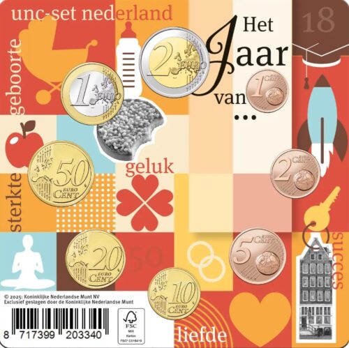Euromunten / Nederland / 2025 / Unc / Nationale Collectie Vuur / Blister - Afbeelding 3