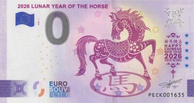 0 Euro Biljet / Netherlands / Jaar Van Het Paard