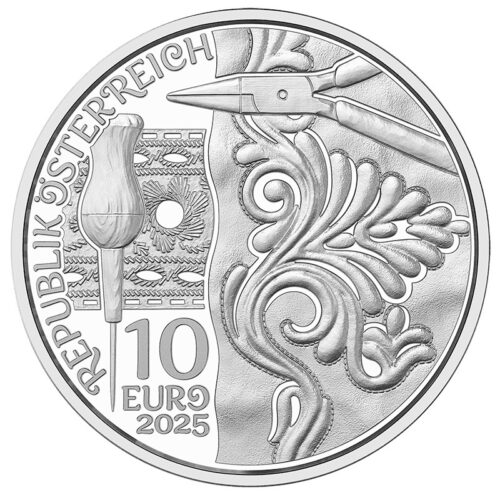 Euromunten / Oostenrijk / 2025 / 10 Euro / Proof / Zilver / Leer / Zilver 0.925 - Afbeelding 2