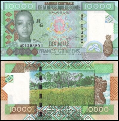 bankbiljetten / 042a / Guinea / Guinee / 10000 Francs / 2007 / Unc