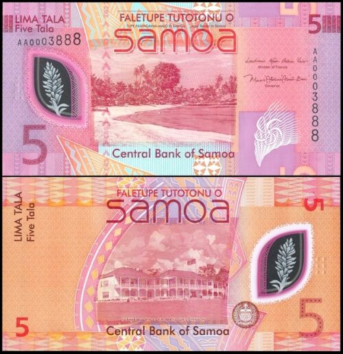 bankbiljetten / 047W / Samoa / 5 Tala / ND / Unc