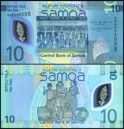 bankbiljetten / 048W / Samoa / 10 Tala / ND / Unc
