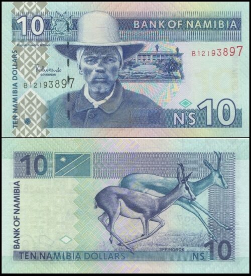 bankbiljetten / 004bB / Namibia / Namibie / 10 Dollars / - / Unc