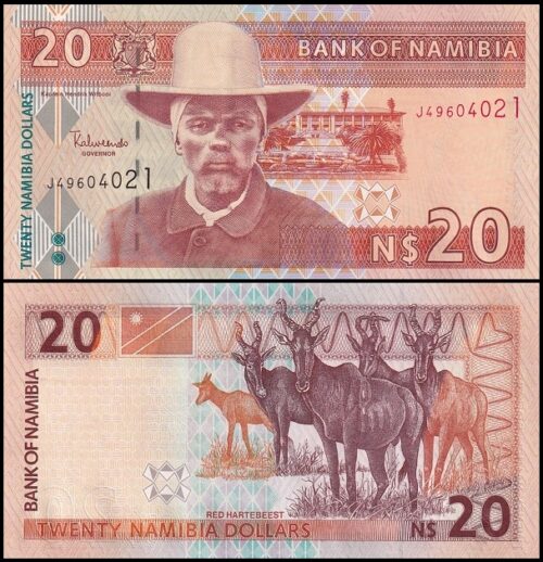 bankbiljetten / 006b / Namibia / Namibie / 20 Dollars / - / Unc