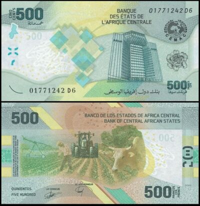 bankbiljetten / 700W(1) / Central African States / Centraal Africaanse Staten / 500 Francs / 2020 / Unc