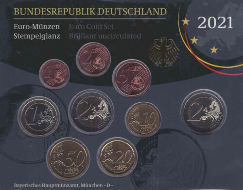 Euromunten / Duitsland / 2021 / Bu / Letter Onze Keuze