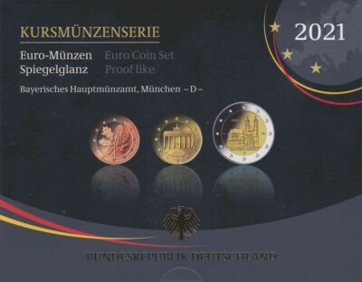 Euromunten / Duitsland / 2021 / Proof / D