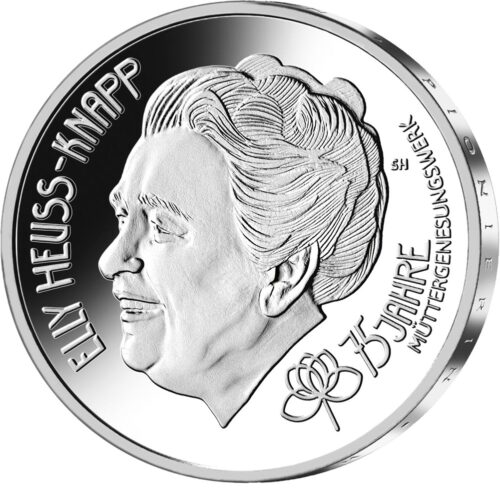 Euromunten / Duitsland / 2025 F / 20 Euro / Unc / Zilver 0.925 / Elly Heuss-Knapp