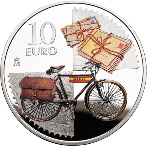 Euromunten / Spanje / 2025 / 10 Euro / Proof / 175ste Verjaardag Eerste Postzegel In Spanje