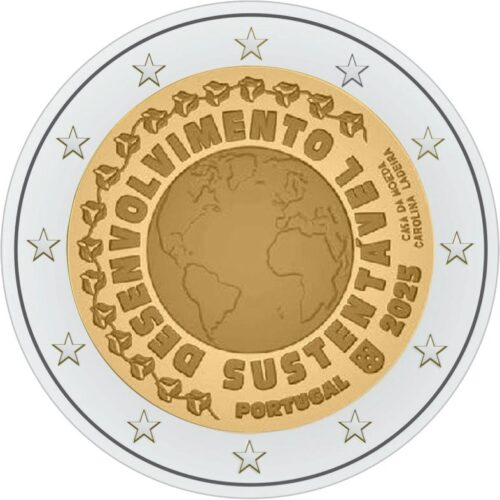 Euromunten / Portugal / 2025 / 2 Euro / Proof / Duurzame Ontwikkeling - Afbeelding 2