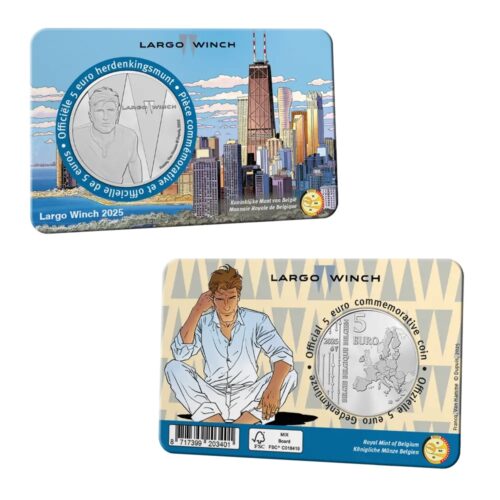 Euromunten / Belgie / 2025 / 5 Euro / Coincard / Largo Winch