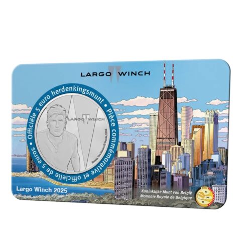 Euromunten / Belgie / 2025 / 5 Euro / Coincard / Largo Winch - Afbeelding 3