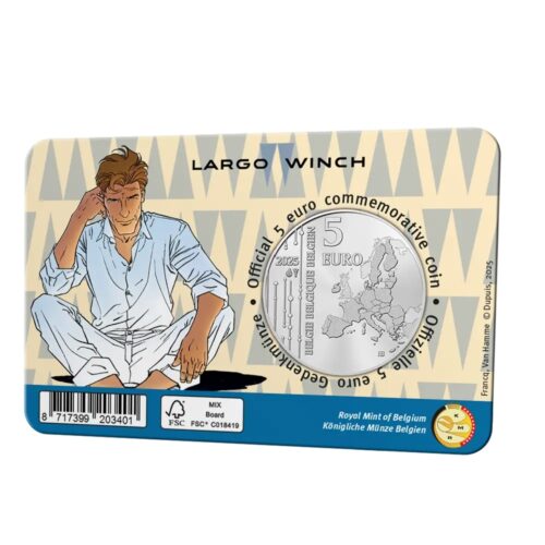 Euromunten / Belgie / 2025 / 5 Euro / Coincard / Largo Winch - Afbeelding 4