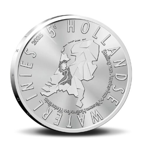Euromunten / Nederland / 2025 / 5 Euro / Unc / Hollandse Waterlinies / Aankondiging